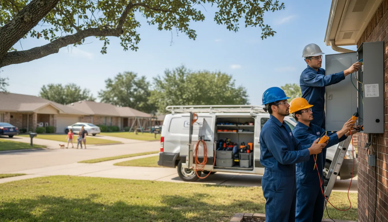Certified electrician providing emergency electrical services in Ambrose, GA